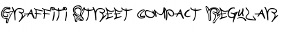 Download Graffiti Street Compact Regular Font Title Preview