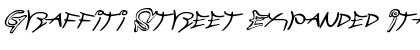 Download Graffiti Street Expanded Italic Expanded Italic Font Title Preview