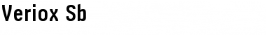 Download Veriox SemiBold Font Title Preview