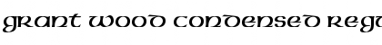 Download Grant Wood Condensed Regular Font Title Preview