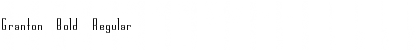 Download Granton Bold Regular Font Title Preview