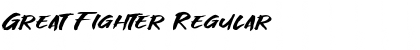 Download Great Fighter Regular Font Title Preview