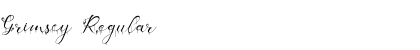 Download Grimscy Regular Font Title Preview