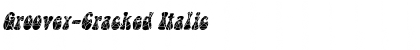 Download Groovey-Cracked Italic Font Title Preview