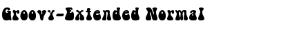 Download Groovy-Extended Normal Font Title Preview