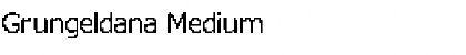 Download Grungeldana Medium Font Title Preview