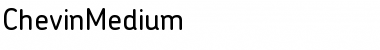 Download ChevinMedium Regular Font Title Preview