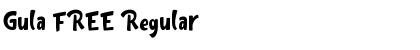 Download Gula FREE Regular Font Title Preview