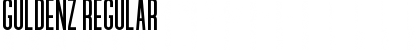 Download GULDENZ Regular Font Title Preview