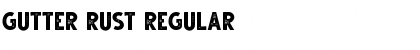 Download Gutter Rust Regular Font Title Preview