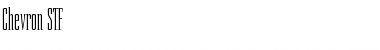Download Chevron STF Regular Font Title Preview