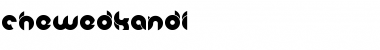 Download ChewedKandi Regular Font Title Preview