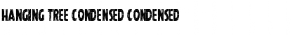 Download Hanging Tree Condensed Condensed Font Title Preview