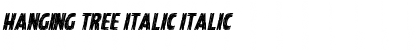 Download Hanging Tree Italic Italic Font Title Preview