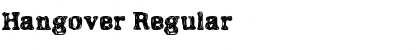 Download Hangover Regular Font Title Preview