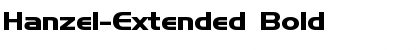 Download Hanzel-Extended Bold Font Title Preview