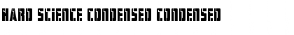 Download Hard Science Condensed Condensed Font Title Preview