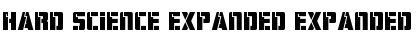 Download Hard Science Expanded Expanded Font