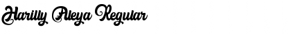 Download Harilly Aleya Regular Font Title Preview