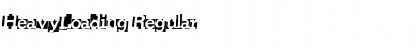 Download HeavyLoading Regular Font Title Preview