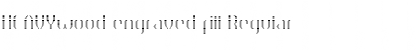Download HEAVYwood engraved fill Regular Font Title Preview