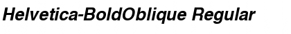 Download Helvetica-BoldOblique Regular Font