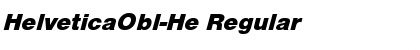 Download HelveticaObl-He Font