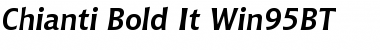 Download Chianti BdIt Win95BT Bold Italic Font Title Preview