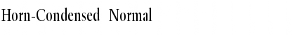 Download Horn-Condensed Normal Font