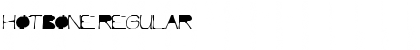 Download HotBone Regular Font Title Preview
