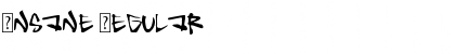 Download Insane Regular Font Title Preview