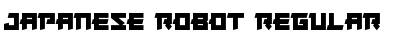 Download Japanese Robot Regular Font Title Preview