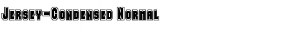 Download Jersey-Condensed Normal Font Title Preview