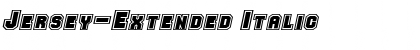 Download Jersey-Extended Italic Font Title Preview