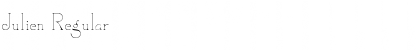Download Julien Regular Font Title Preview