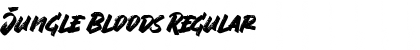 Download Jungle Bloods Regular Font Title Preview