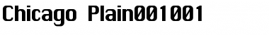 Download Chicago Plain Font Title Preview