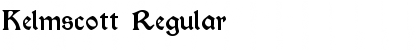 Download Kelmscott Regular Font Title Preview
