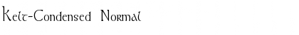 Download Kelt-Condensed Normal Font Title Preview