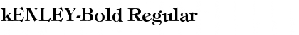 Download kENLEY-Bold Regular Font Title Preview