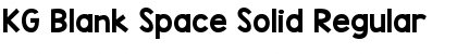 Download KG Blank Space Solid Regular Font Title Preview