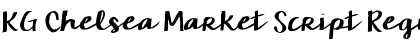 Download KG Chelsea Market Script Regular Font Title Preview