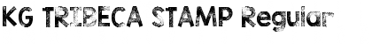 Download KG TRIBECA STAMP Regular Font Title Preview