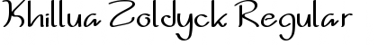 Download Khillua Zoldyck Regular Font Title Preview