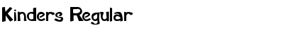 Download Kinders Regular Font Title Preview