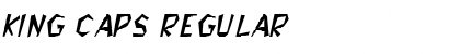 Download King Caps Regular Font Title Preview