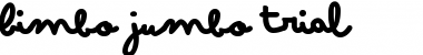 Download Bimbo Jumbo Font Title Preview