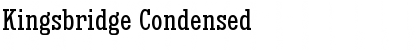Download Kingsbridge Condensed Font Title Preview
