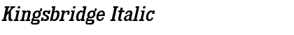 Download Kingsbridge Italic Font Title Preview
