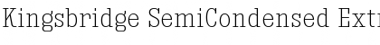 Download Kingsbridge SemiCondensed ExtraLight Font Title Preview